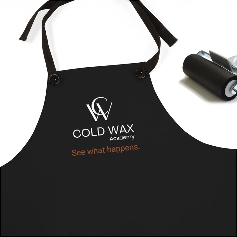 Cold Wax Academy Apron for Cold Wax Medium Painting