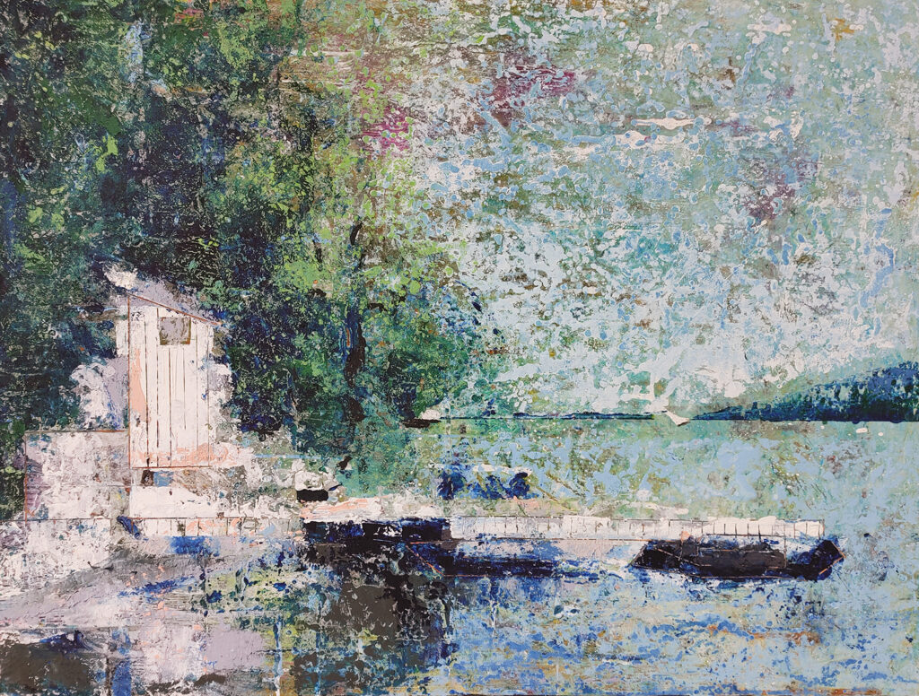 Betsy Lewis, Boathouse on the Bay